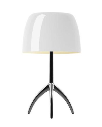Foscarini Lumiere Bordlampe Grande Varm Hvid Aluminium