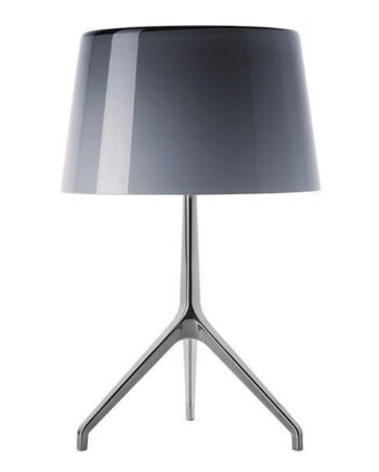 Foscarini Lumiere Xxl Bordlampe Grå Aluminium