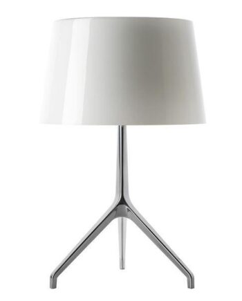 Foscarini Lumiere Xxl Bordlampe Hvid Aluminium