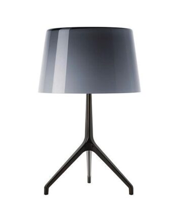 Foscarini Lumiere Xxs Bordlampe Grå Sortforkromet