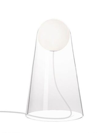 Foscarini Satellight Bordlampe Med Lysdæmper Hvid