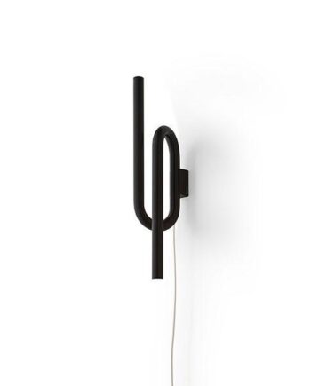 Foscarini Tobia Væglampe Sort Med Ledning