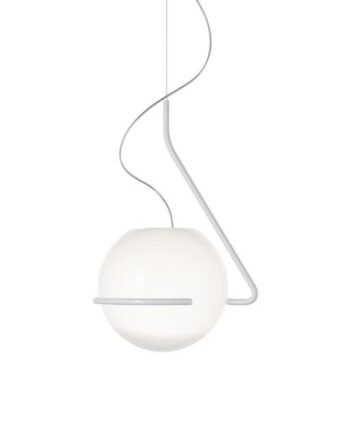Foscarini Tonda Pendel Stor Hvid Hvid