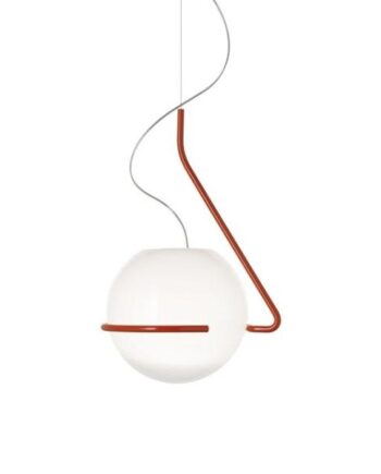 Foscarini Tonda Pendel Stor Orange Hvid