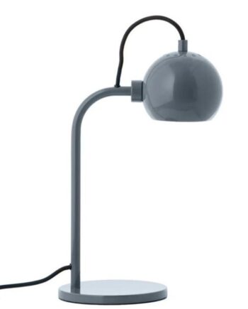 Frandsen Ball Single Bordlampe Glossy Steel Blue