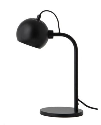 Frandsen Ball Single Bordlampe Mat Sort