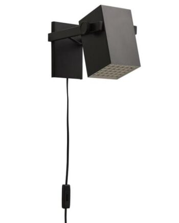 Frandsen Bf Quadro Væglampe Mat Sort
