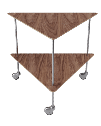 Fritz Hansen Aj Trolley Sidebord Valnød