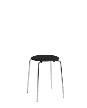 Fritz Hansen Dot Skammel Krom Sort Ask