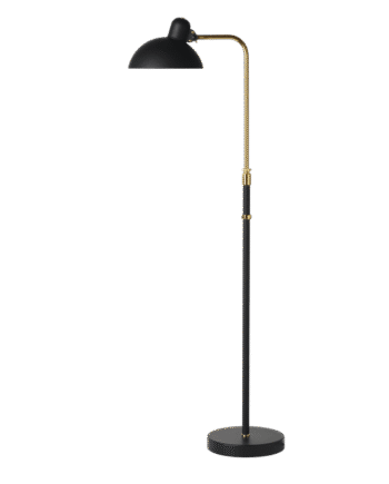 Fritz Hansen Kaiser Idell 6580 Gulvlampe Mat Sort Messing