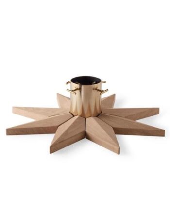 Fritz Hansen Skagerak Stella Christmas Tree Base Egetræ Messing Belagt Stål