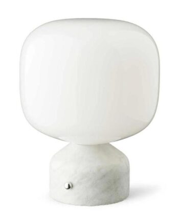 Gejst Meemo Transportabel Lampe Hvid Marmor