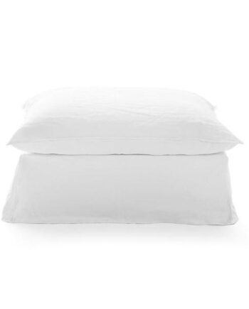 Gervasoni Ghost 06p Ottoman Lino Bianco