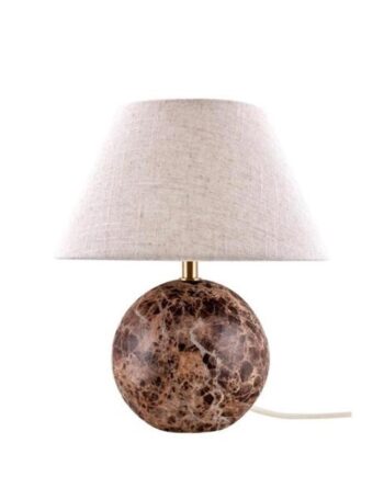 Globen Lighting Castello Bordlampe 35 Brun Marmor