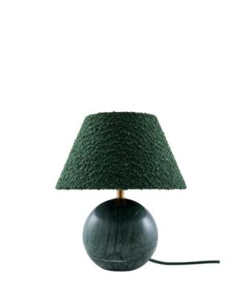 Globen Lighting Castello Bordlampe 24 Mørkegrøn Marmor