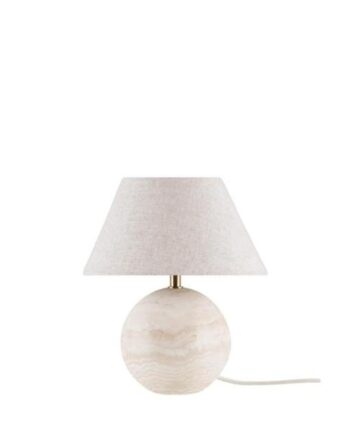Globen Lighting Castello 24 Bordlampe Travertin