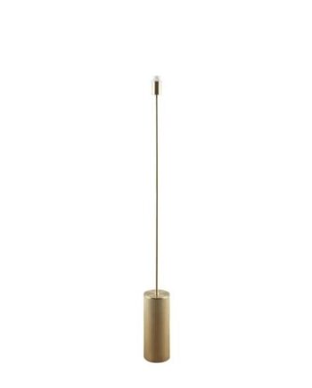 Globen Lighting Rib Gulvlampe Base Børstet Messing