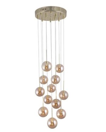 Globen Lighting Skyfall Pendel Amber