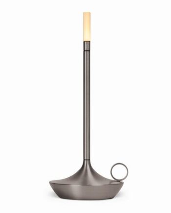 Graypants Wick Transportabel Lampe Graphite
