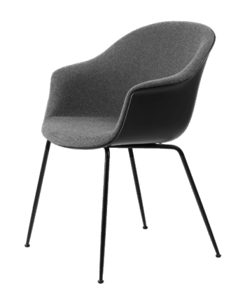 Gubi Bat Spisebordsstol Front Polstret   Hallingdal 65 173