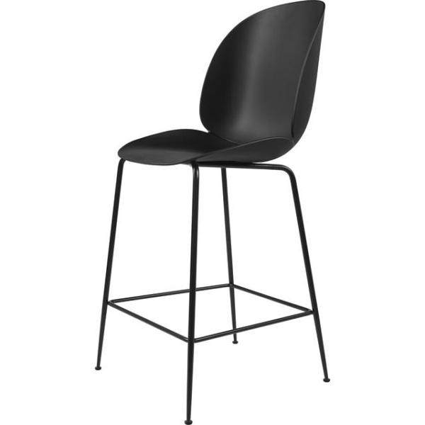 Gubi Beetle Barstol H65 Conic Base Mat Sort Black