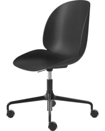 Gubi Beetle Kontorstol Mat Sort Sort
