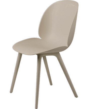 Gubi Beetle Outdoor Spisebordsstol Plastik Beige