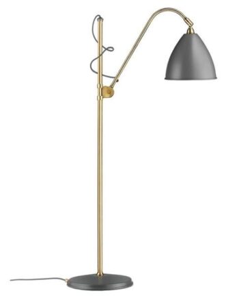 Gubi Bestlite Bl3m Gulvlampe Grå   Messing