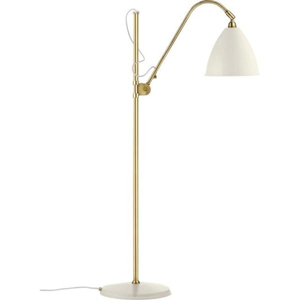 Gubi Bestlite Bl3m Gulvlampe Mat Hvid Messing
