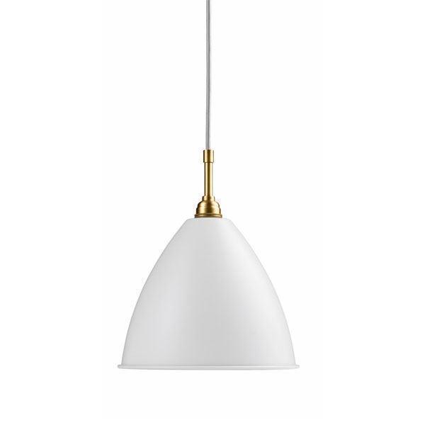 Gubi Bestlite Bl9m Pendel Mellem Mat Hvid Messing