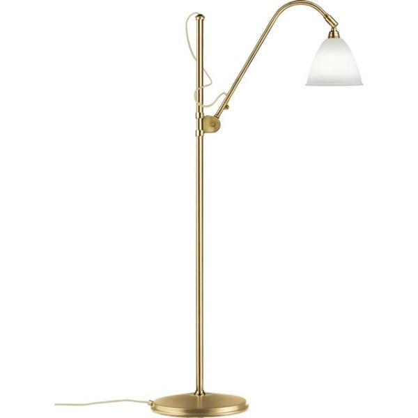 Gubi Bestlite Bl3s Gulvlampe Messing Porcelæn