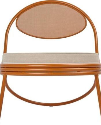 Gubi Copacabana Udendørsstol Orange Leslie Stripe 040
