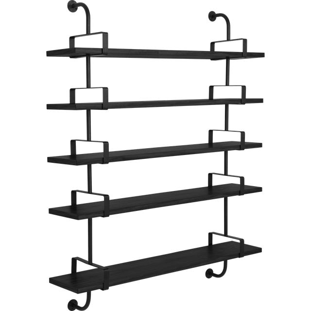 Gubi Démon Hylde L155 Cm Hylder Sort Ask