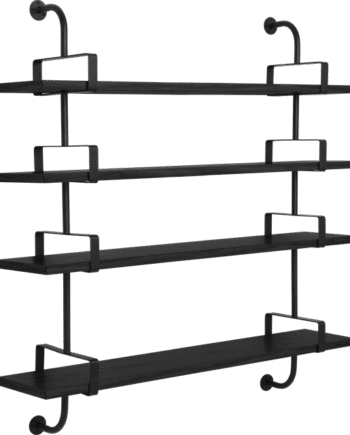 Gubi Démon Hylde L155 Cm   Hylder Sort Ask