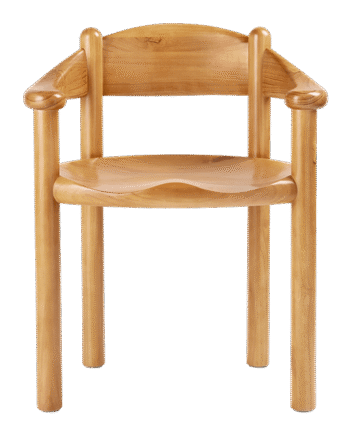 Gubi Daumiller Spisebordsstol Med Armlæn Golden Pine