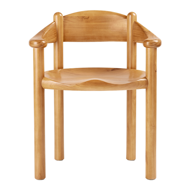 Gubi Daumiller Spisebordsstol Med Armlæn Golden Pine
