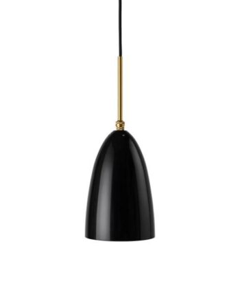 Gubi Grossman Collection Gräshoppa Pendel Messing Blank Sort