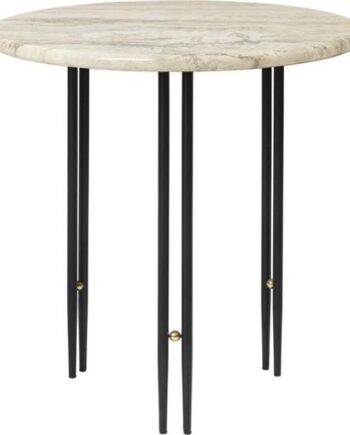 Gubi Ioi Sidebord ø50 Sort Beige