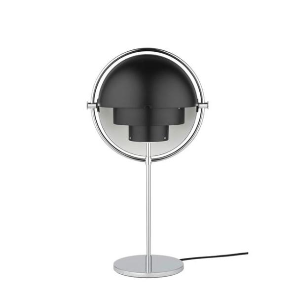 Gubi Multi-lite Bordlampe Krom Sort