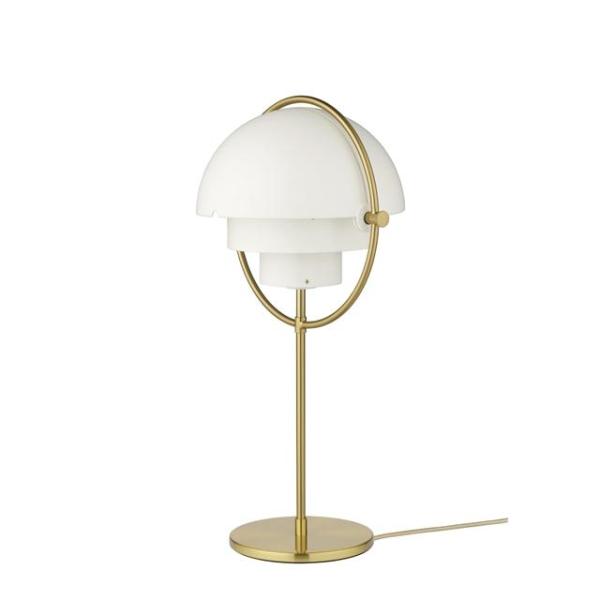 Gubi Multi-lite Bordlampe Messing Hvid