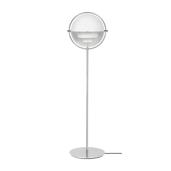 Gubi Multi-lite Gulvlampe Krom Hvid