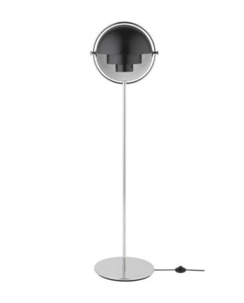 Gubi Multi-lite Gulvlampe Krom   Sort