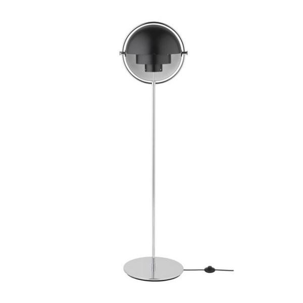 Gubi Multi-lite Gulvlampe Krom Sort