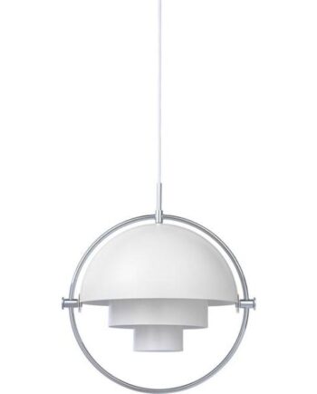 Gubi Multi-lite Pendel Krom   Hvid