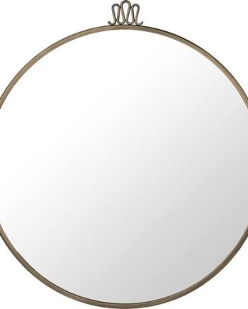 Gubi Randaccio Vægspejl Rundt ø70 Cm Antik Messing
