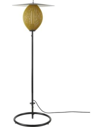 Gubi Satellite Udendørs Gulvlampe Mustard Gold