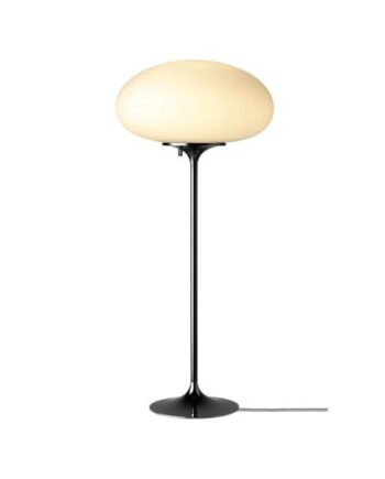 Gubi Stemlite Bordlampe Dæmpbar Stor Sort Krom