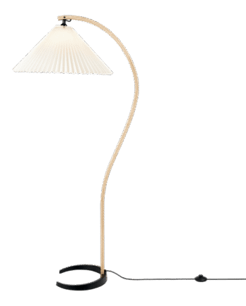 Gubi Timberline Gulvlampe Eg Og Birk Hvid
