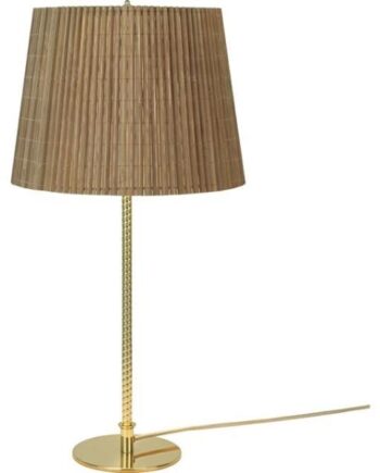 Gubi Tynell Collection 9205 Bordlampe Messing Bambus