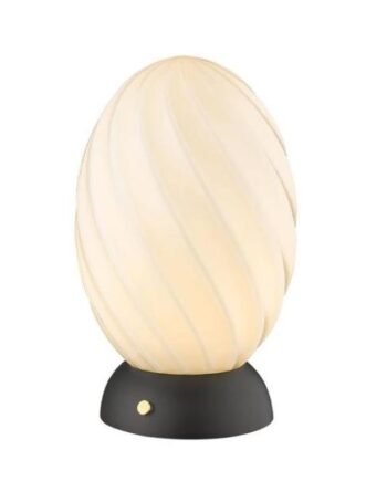 Halo Design Twist Oval Bordlampe Opal Sort